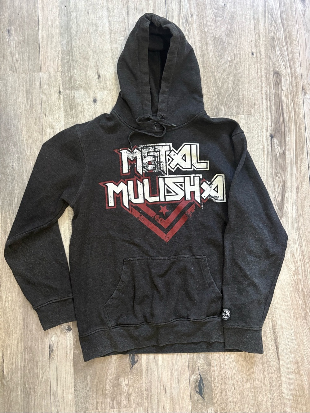 Metal Mulisha dark Gray Hoodie with Red and White Logo
